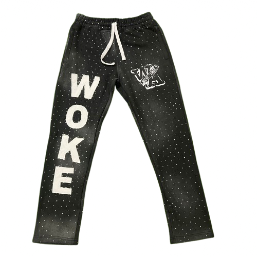 Black & White Rhinestone Pants