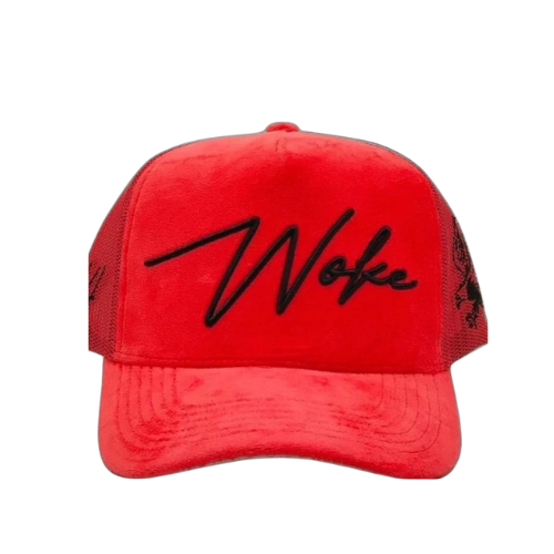 Velvet trucker hat