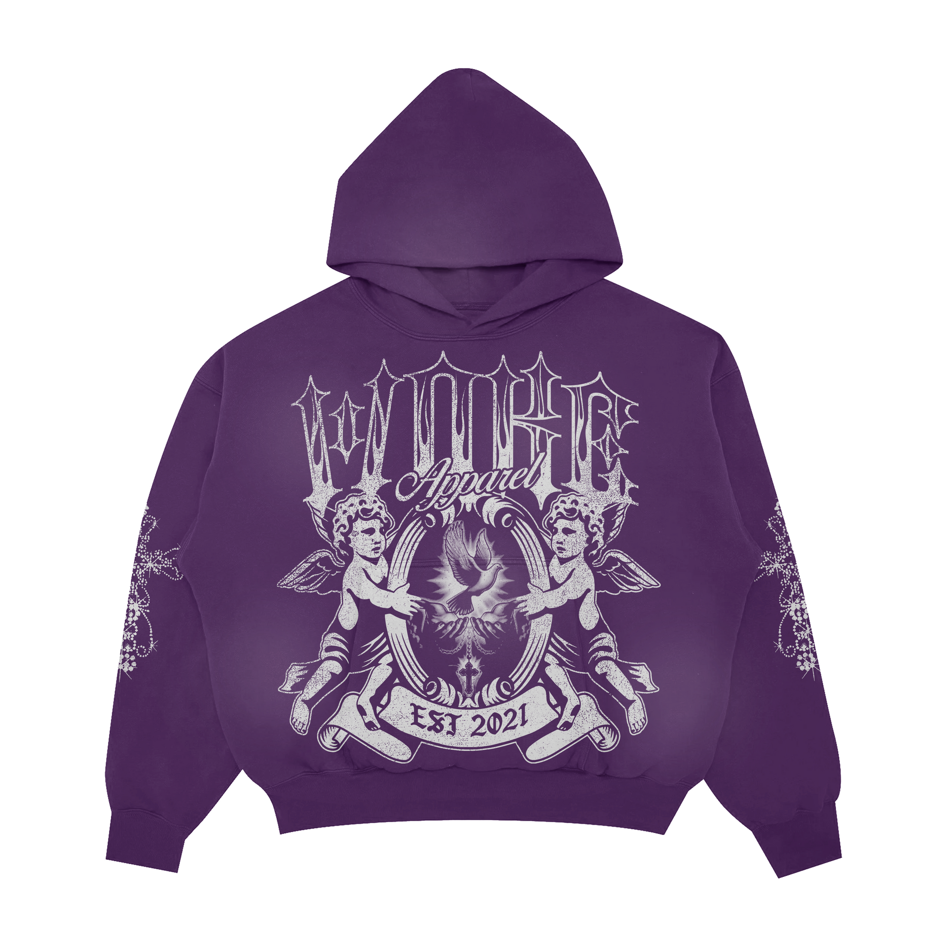 Purple Angel Hoodie