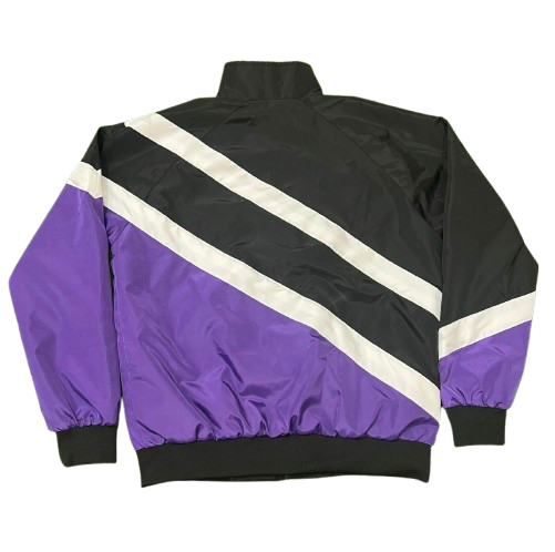 Purple Nylon Zip Up