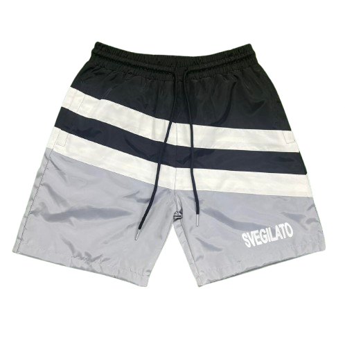Grey Nylon Shorts
